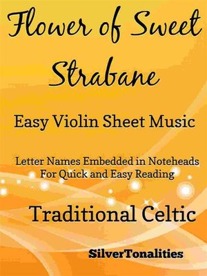 cover image of Flower of Sweet Strabane Easy Violin Sheet Music